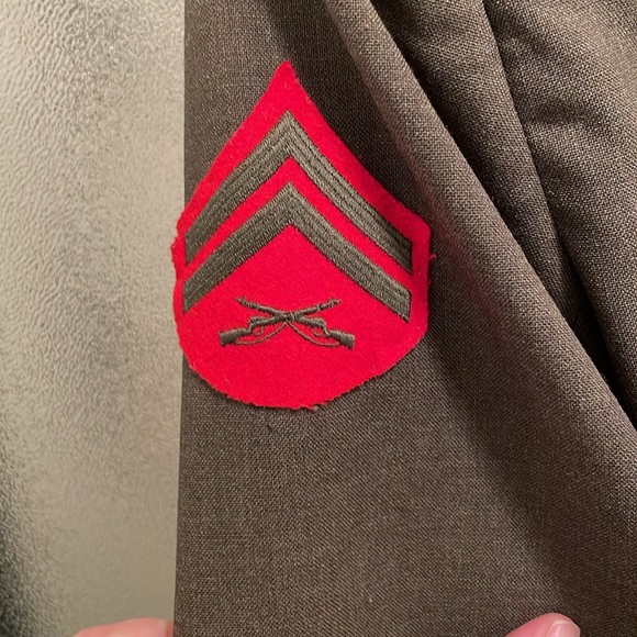 Authentic WWII Tropical Weight Marine Corps uniform jacket - Picture 4 of 5